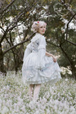 Peach Blossom&Cranes~Qi Lolita JSK -Ready Made