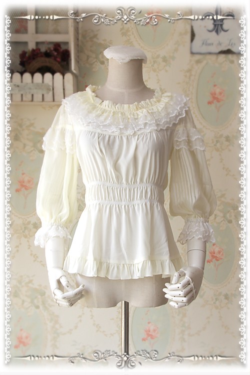 Infanta Sweet Chiffon Lolita Blouse $37.99