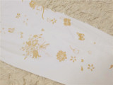 Gold-Stamping Bouquet~120D Printed Lolita tights