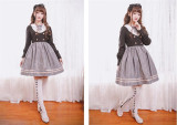Magic Music School~ College Style Bass Embroidery Lolita OP Dress