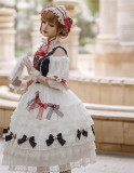 Little Dipper ~White Snow Lolita Vest + OP Set Short/Long Version