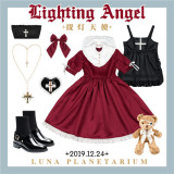 Luna Planetarium ~Lighting Angel~ Long Sleeves Lolita OP -Ready Made