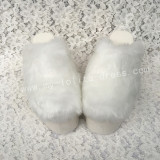 Sweet White Imitate Bunny Fur Lolita Heels Shoes High Platform