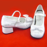 White Square Heels Lolita Shoes