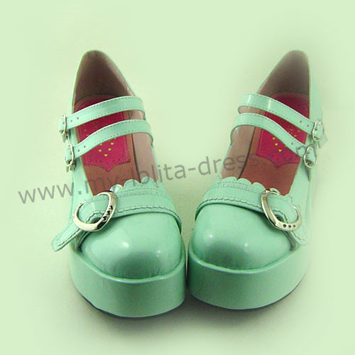 heart platform shoes