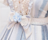 Fantastic Wind ~Ukulele~ Embroidery Stripe Classic Lolita JSK