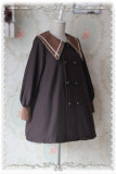 Infanta College School Style Sharp Collar Lolita Coat