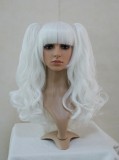 White Ponytail Wavy Lolita Wig