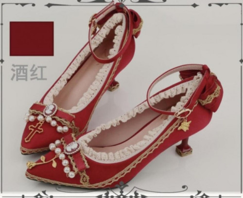 Rose Cross~ Versailles~ Lolita Shoes - Ready Made