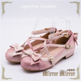 Falling Stars~ Sweet Bows Lolita 2.5cm Heels Shoes -Ready Made