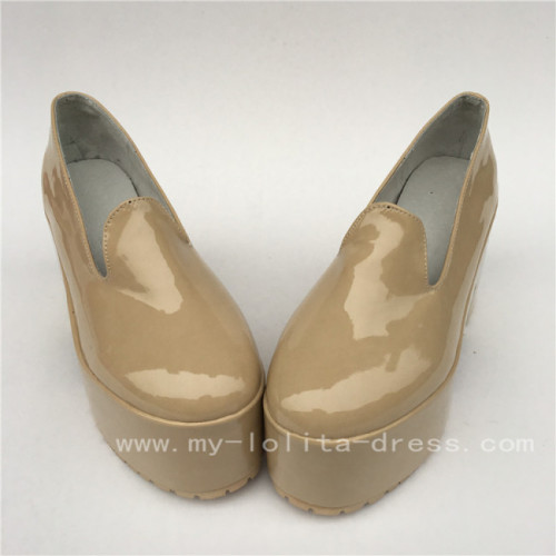 cream square toe heels