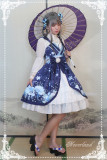 Hyakki Yakō Yuki-onna***  Lolita High Waist JSK Dress With Side Open Design