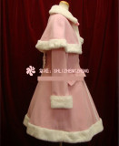 Merry Christmas~Winter Thick Lolita Long Coat&Cape