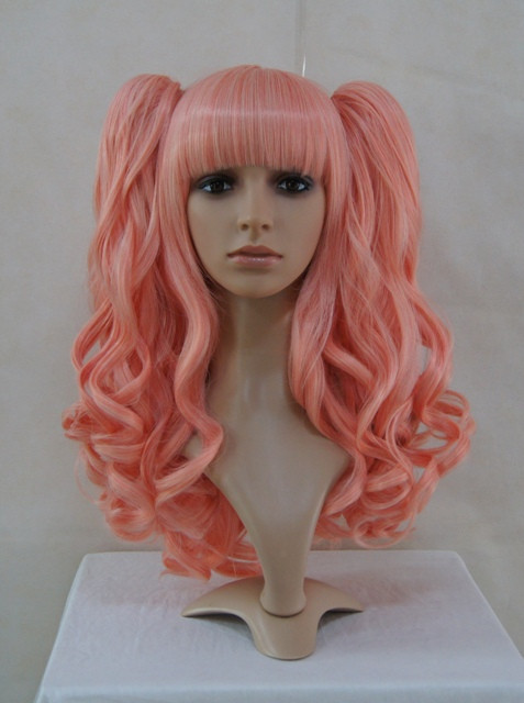 Orange Pink Curls Lolita Wig