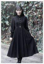Joan~ Vintage Lolita OP Dress Long Sleeves Edition - In Stock