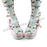 Bows Hearts Girls Lolita Shoes