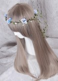 70cm Light Grey Face Framing Sweet Lolita Straight Wig