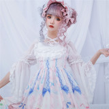Rock Candy Chiffon Hime Sleeves Inner Lolita Blouse