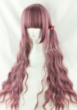 Rosy Brown Plum Curls Lolita Wig