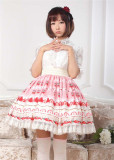 Strawberry Cake Lady Lolita Skirt