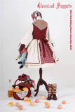 Little Red Riding Hood & Grandma Wolf~ Lolita Fullset (OP + Scarf + Apron+Cape+Headbow)