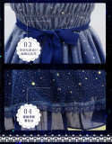 Starry Sky ~Gold-stamping Lolita Jumper -Ready Made