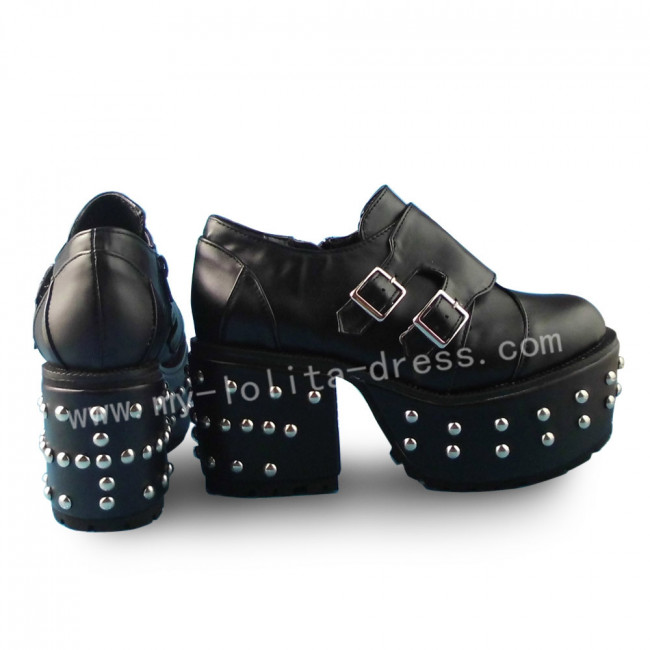 black and white party shoes