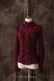The Star Prophecy~ Chiffon Lolita Blouse-Pre-order Red Size XL - In Stock