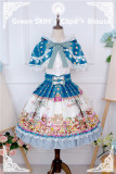 Long Ears & Sharp Ears Lolita ~The Companion In the Forest Lolita Skirt/Cape/Blouse -Ready Made