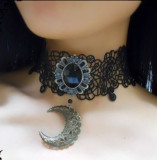 Moon Gothic Lolita Lace Choker