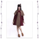 Top Student in Detective Academy~ College Style Lolita Long Coat and Cape -Special Price