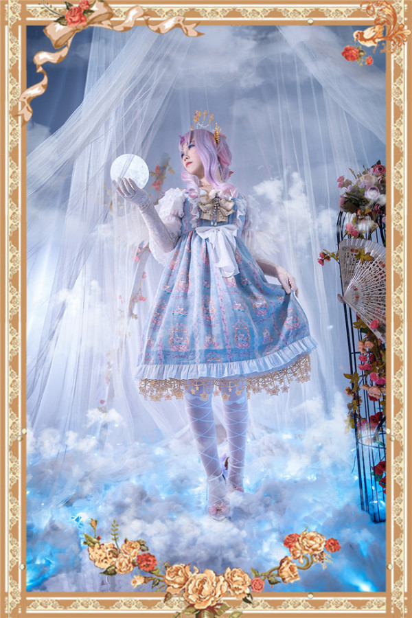 Buy 1 Get 2 *Infanta ~Dream Unicorn~ Printed Lolita Jumper -Ready Made