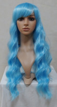 Bright Blue Classic Wavy Lolita Wig