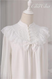 Chacha~Little Love Songs~ Stand/Sharp Collar Classic Lolita Blouse -Ready Made