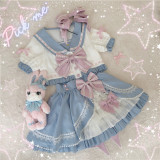 Rising Star ~Sweet Sailor Lolita Top+Skirt Set - In Stock