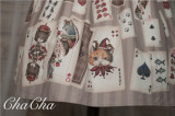 Poker Cat~ Classic Lolita JSK Normal Waist-Ready Made