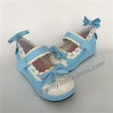 Sweet Single Strap Lolita Shoes with Bows