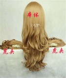 Sweet Blonde Lolita long Curls Wig with Removable Ponytails