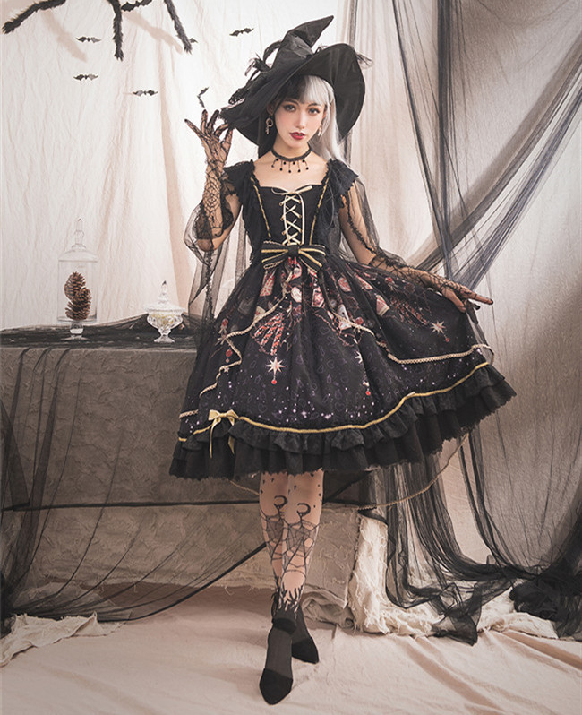 Halloween Gothic Lolita JSK Dress $74.99