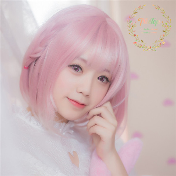 Sakura~ Sweet Pink Lolita Short Wig