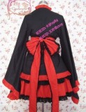 Red Black Bows Wa Lolita Dress