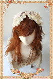 Doll Izutsu~ Classic Lolita JSK Dress-Ready Made Wine M + Headbow - In Stock