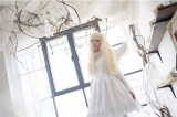 Fairy Tale Mysterise ~Angels & Demons~ JSK White(Angels)+Match Blouse Size XL in Stock