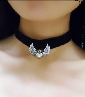 Gothic Angel Wings Lolita Necklace