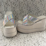 Sweet Silver Lolita High Platform Sandals