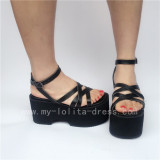 Beautiful Pinkycolor Glossy  Lolita Sandals