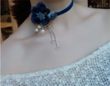Bustling Flowers Beautiful Tassels Lolita necklace