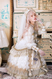 Dawn Nightmare~ Elegant Lolita OP Bridal Design -Ready Made