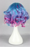 Unique Multicolor Lolita Short Curls Wig