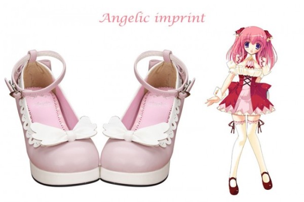 Angel's Wings Sweet Lolita Heel Shoes